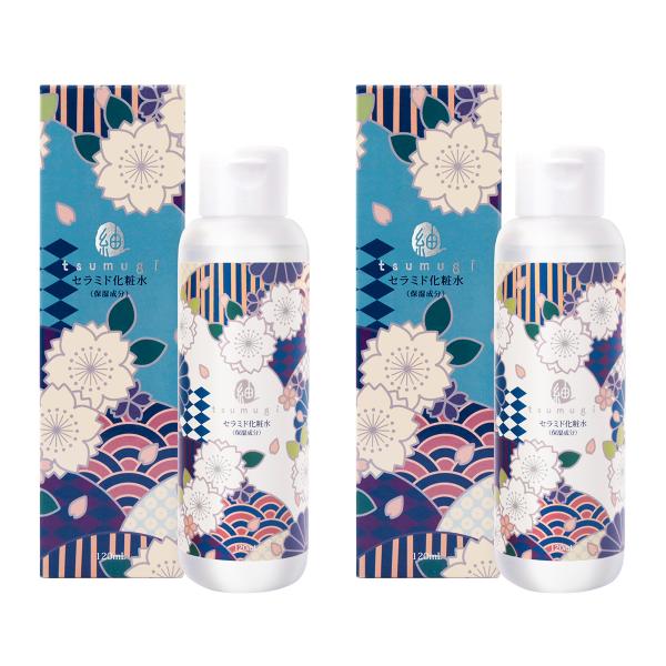 tsumugi 2本セット ヒト型 セラミド 化粧水 120ml つむぎ しみこみ化粧