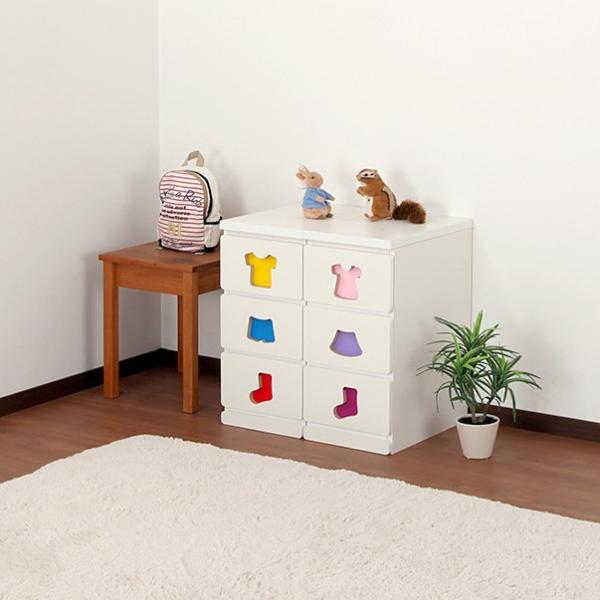 JAJAN 子供用チェスト こども用タンス 子供 チェスト タンス こども 3