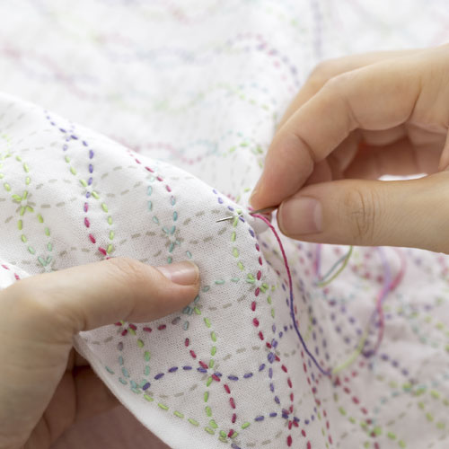 キュートフローラルブランケット（レシピ） | リバティ 生地、編み物