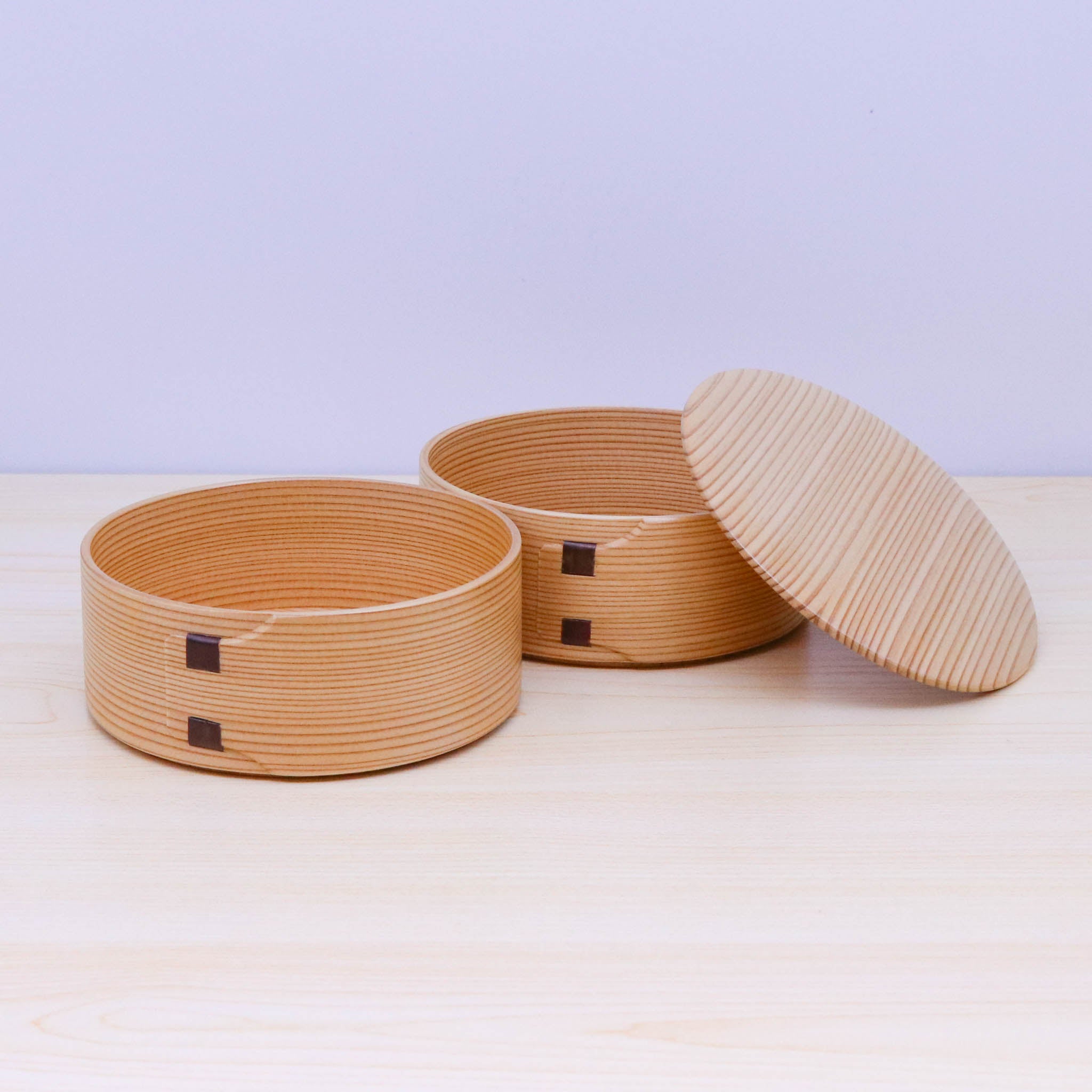 廃番】大館曲げわっぱ 弁当箱 | 秋田杉 | 丸二段姫子重