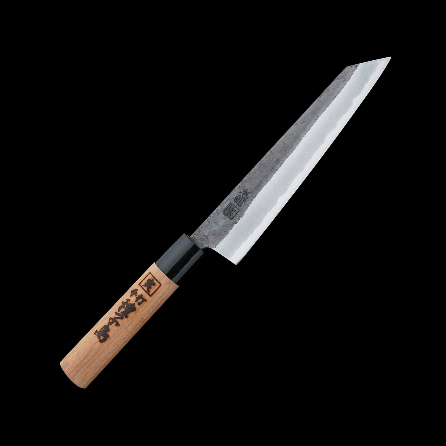 包丁の堺徳｜骨すき 種子包丁 黒打ち 白一鋼 桜柄