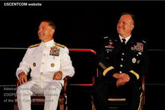 南雲統合作戦司令官が、米中央軍指揮官交代式に参加（8月9日）｜J