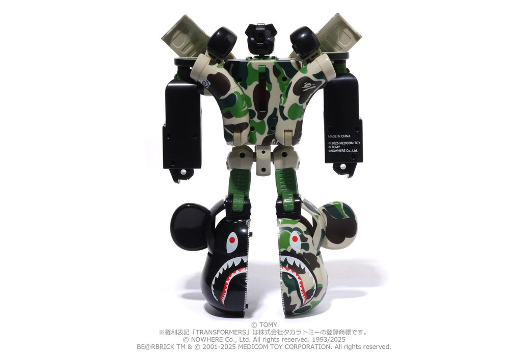 BAPE X TRANSFORMERS X BE@RBRICK 】ABC CAMO SHARK CONVOY 400