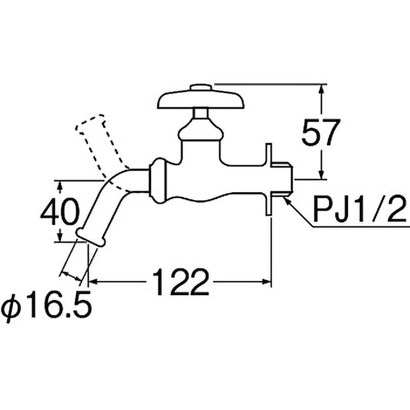 JY12E-13 万能ホーム水栓 SANEI(旧:三栄水栓製作所) 呼び径13mm