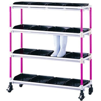 抗菌長靴ラック 4列 矢崎化工 クリーンベンチ 【通販モノタロウ】