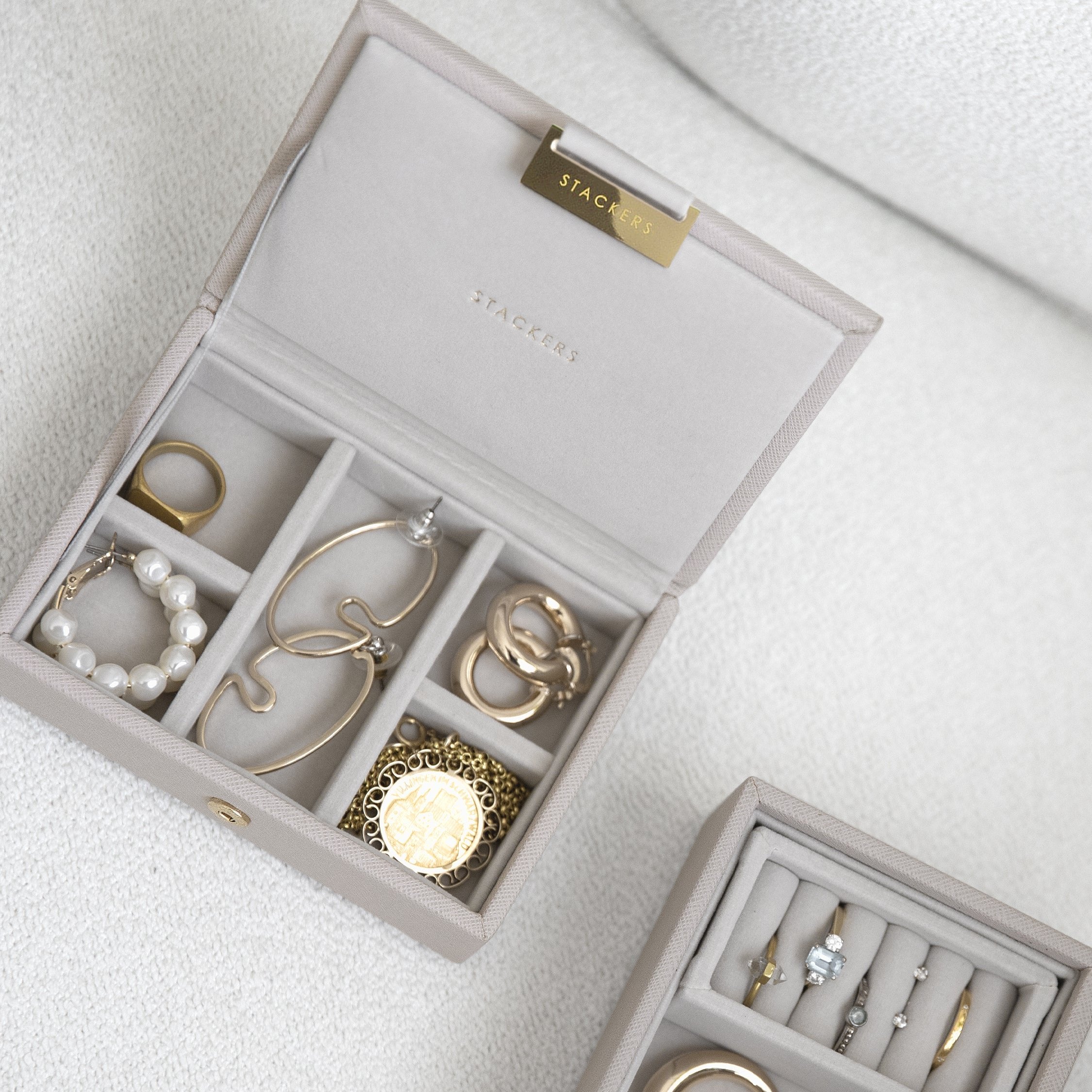 micro ジュエリーボックス 2個セット トープ – STACKERS LONDON