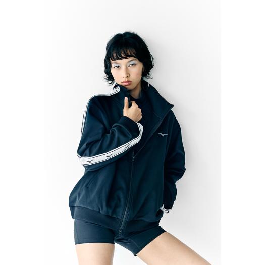 ミズノ直営限定】ランバードラインテープトラックジャケット(ワイド