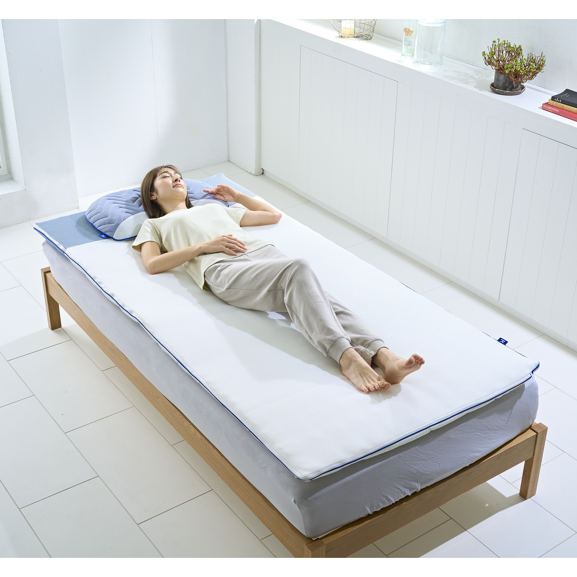 リフルマットレストッパー500(シングルサイズ)|C2JNB101|寝具|健康