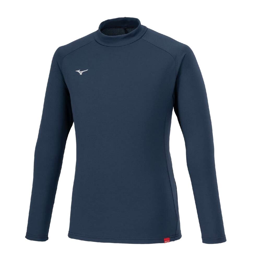 吸湿発熱】ブレスサーモハイネックTシャツ(長袖)|32MAB544|ミズノ