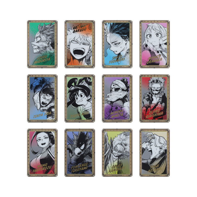 僕のヒーローアカデミア』箔押しクリアカードコレクション 12枚