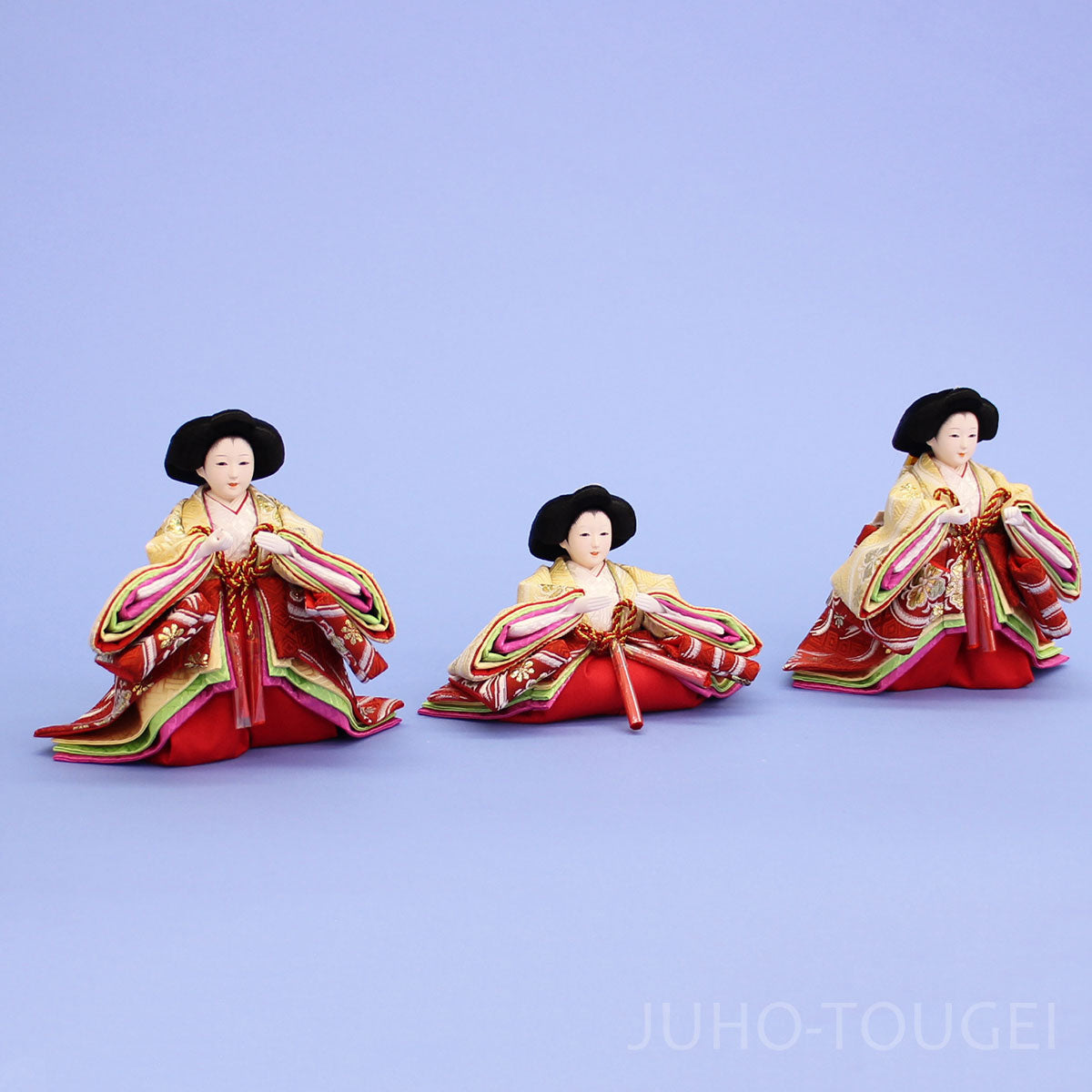 雛人形単品三人官女3 三寸サイズ312382 – 寿鳳人形の東芸
