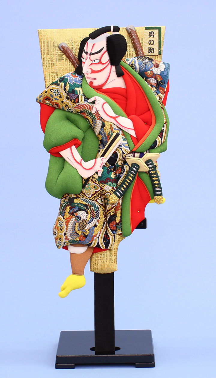 歌舞伎羽子板 20号立ち姿男之助 20台付き – 寿鳳人形の東芸