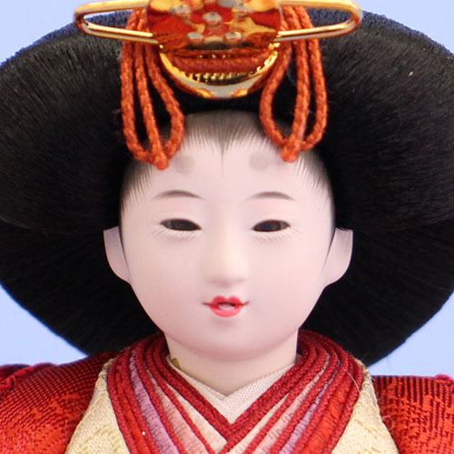 雛人形 親王平飾り 幅55cm｜黒赤刺繍 柳葵結親王 凜 – 寿鳳人形の東芸