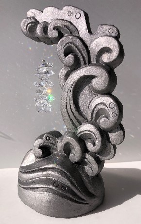 立浪形サンキャッチャー 【スワロフスキークリスタル】 | カミセイ