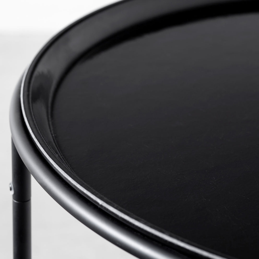 CAMBRO製トレー ローテーブル ブラック & ホワイト – KANADEMONO