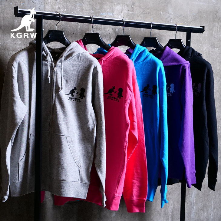 りんしゃんつかい×KANGOL REWARDコラボ ZIPパーカー