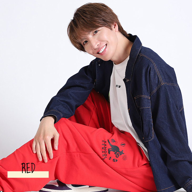 完全受注生産】松岡卓弥×KANGOL REWARDコラボ企画！スウェットパンツ