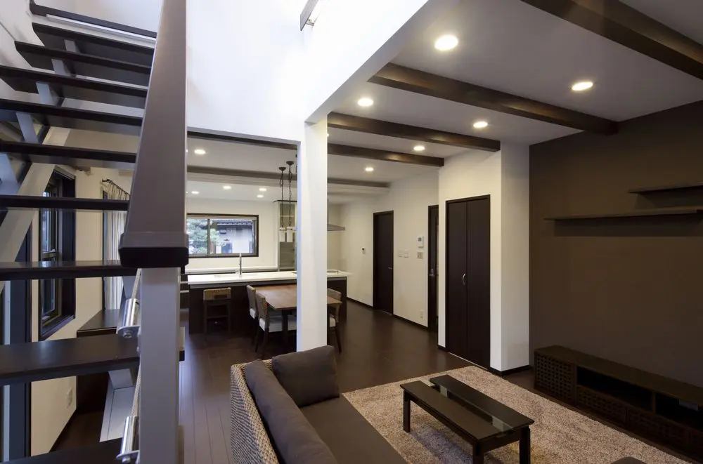 アート490 「宇宙空間HX2(ダークブラウン」 インテリアコーディネート