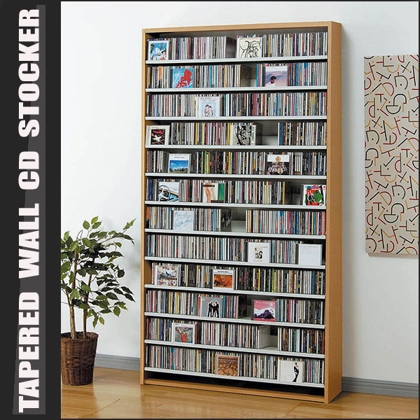 CDラック CDストッカー 最大CD1284枚 DVD560枚 収納できる 壁面薄型