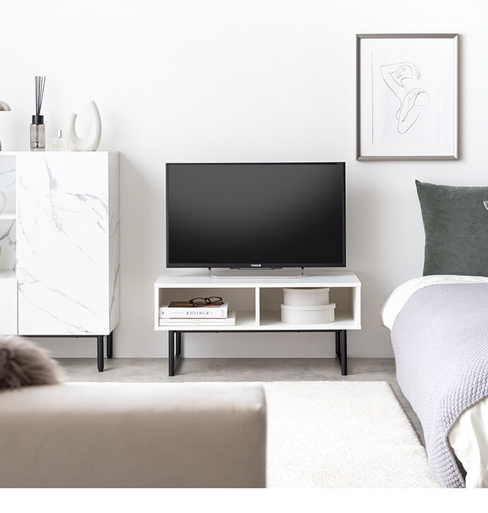 送料無料】Zele ゼル 幅80 テレビ台 センターテーブル ラック テレビ