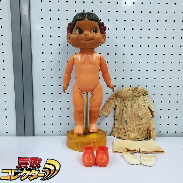 参考価格】不二家 ペコちゃん 星ペコ ソフビ 人形 | 古いおもちゃ