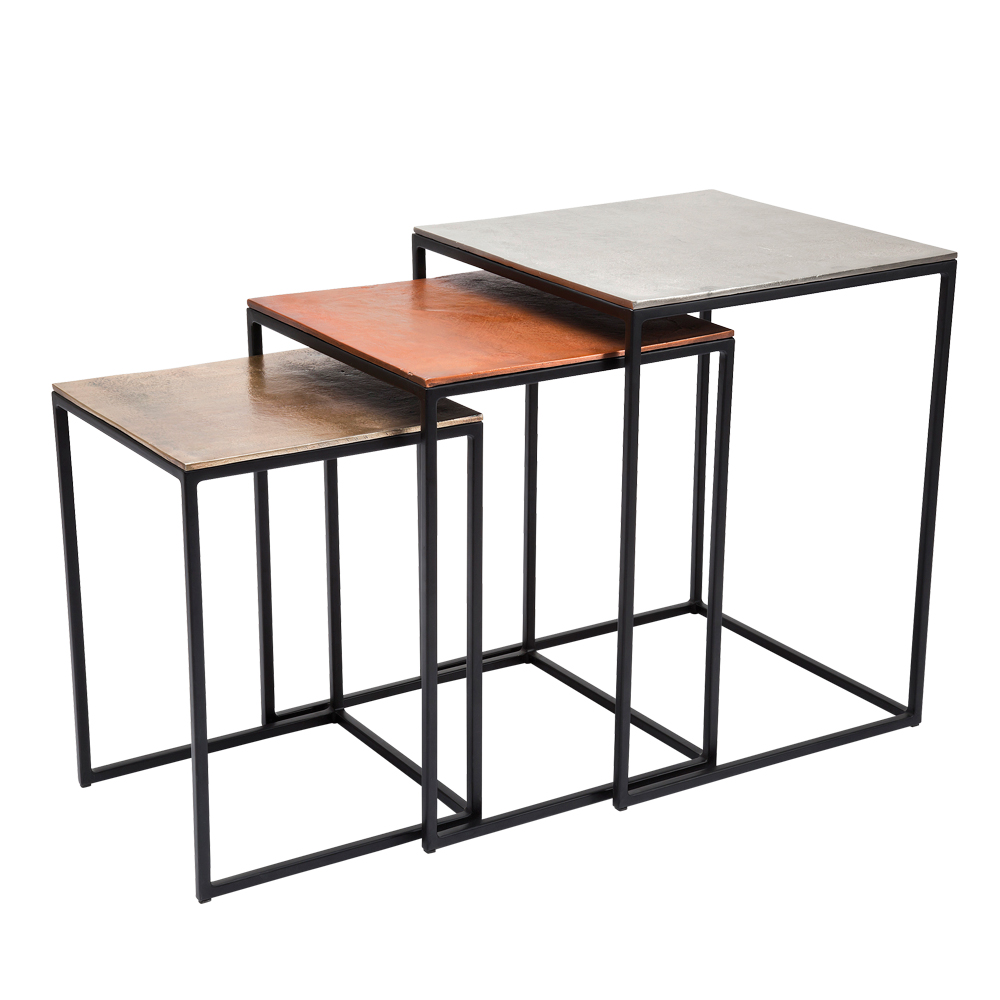 ロフトスクエアヴィンテージ(3/Set) サイドテーブル - サイドテーブル