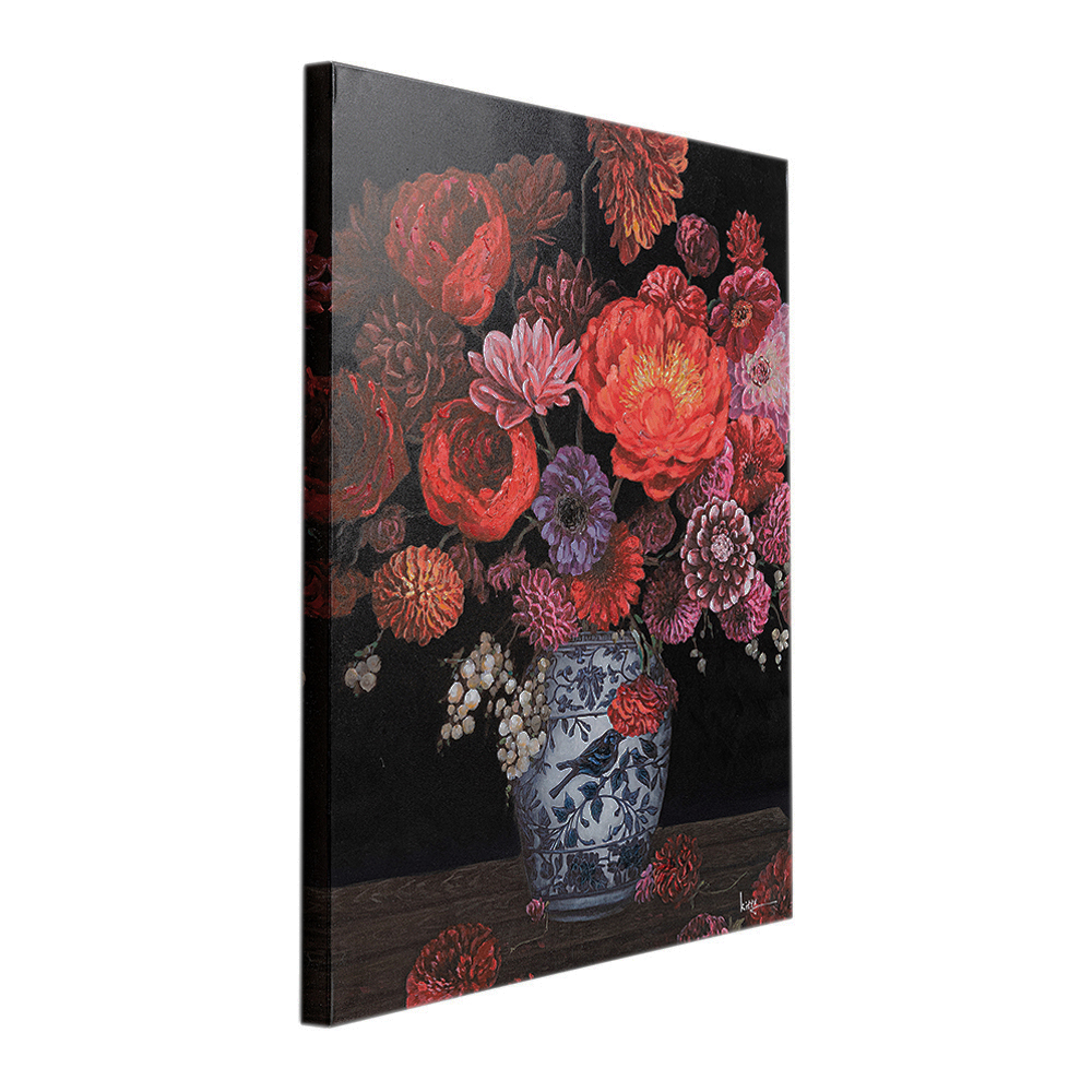 廃番】フラワーエクスプロージョン 120x90 cm タッチドピクチャー