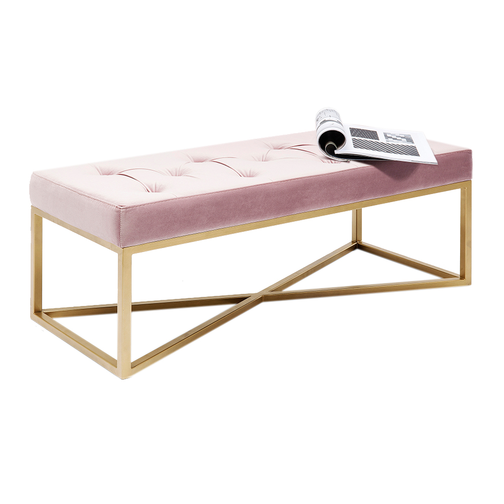 クロスオーバーローズブラス90x40cm ベンチ - ベンチの通販 ｜【KARE