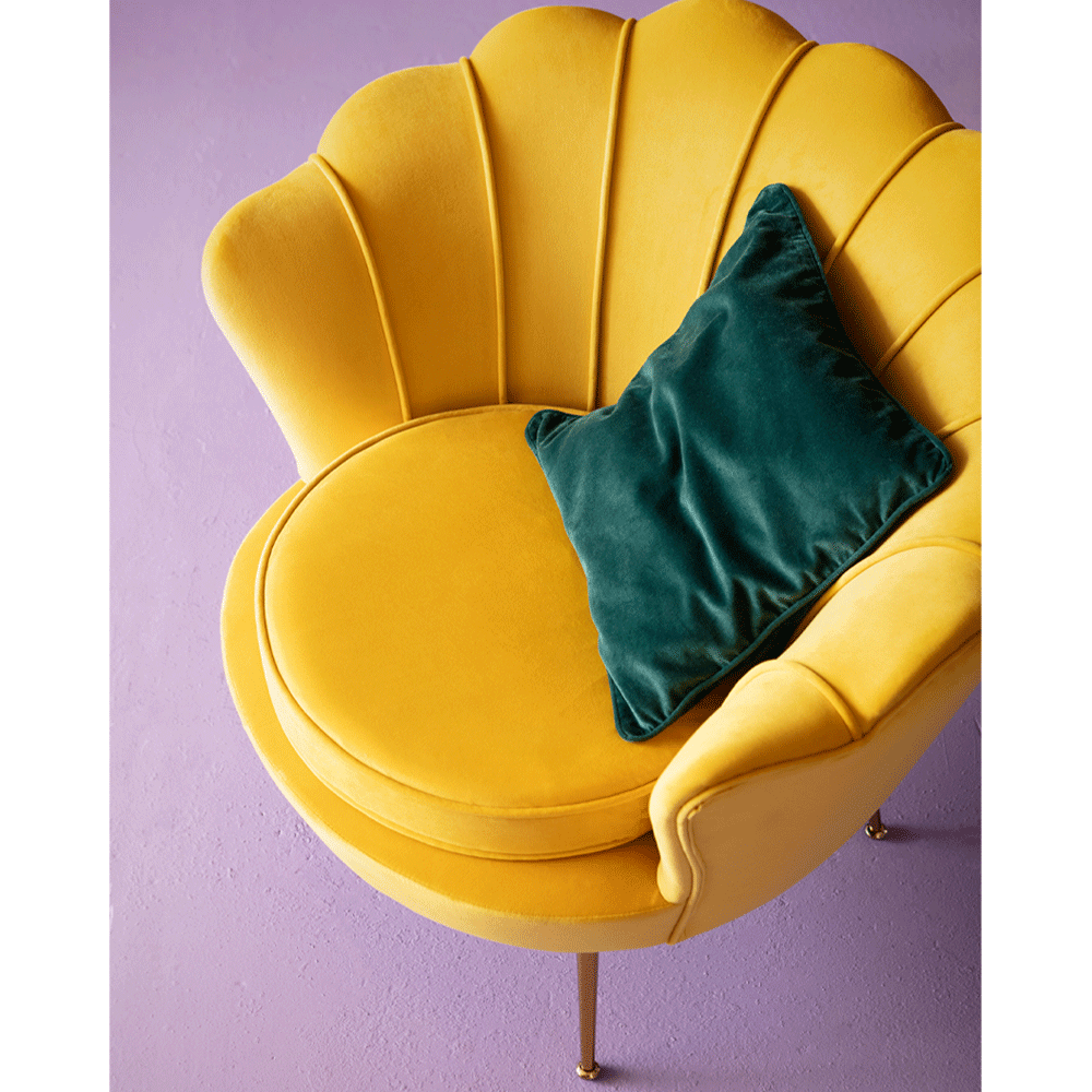 廃番】ウォーターリリーイエロー アームチェア* - 1人掛けソファー