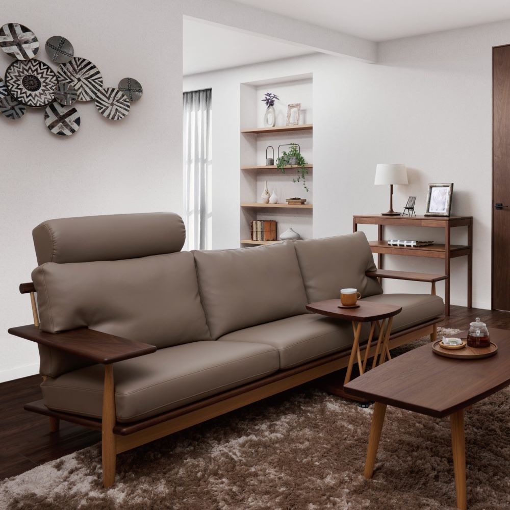 CIVIL 3人掛けワイドソファクッション一式 CLS76専用クッション&カバー