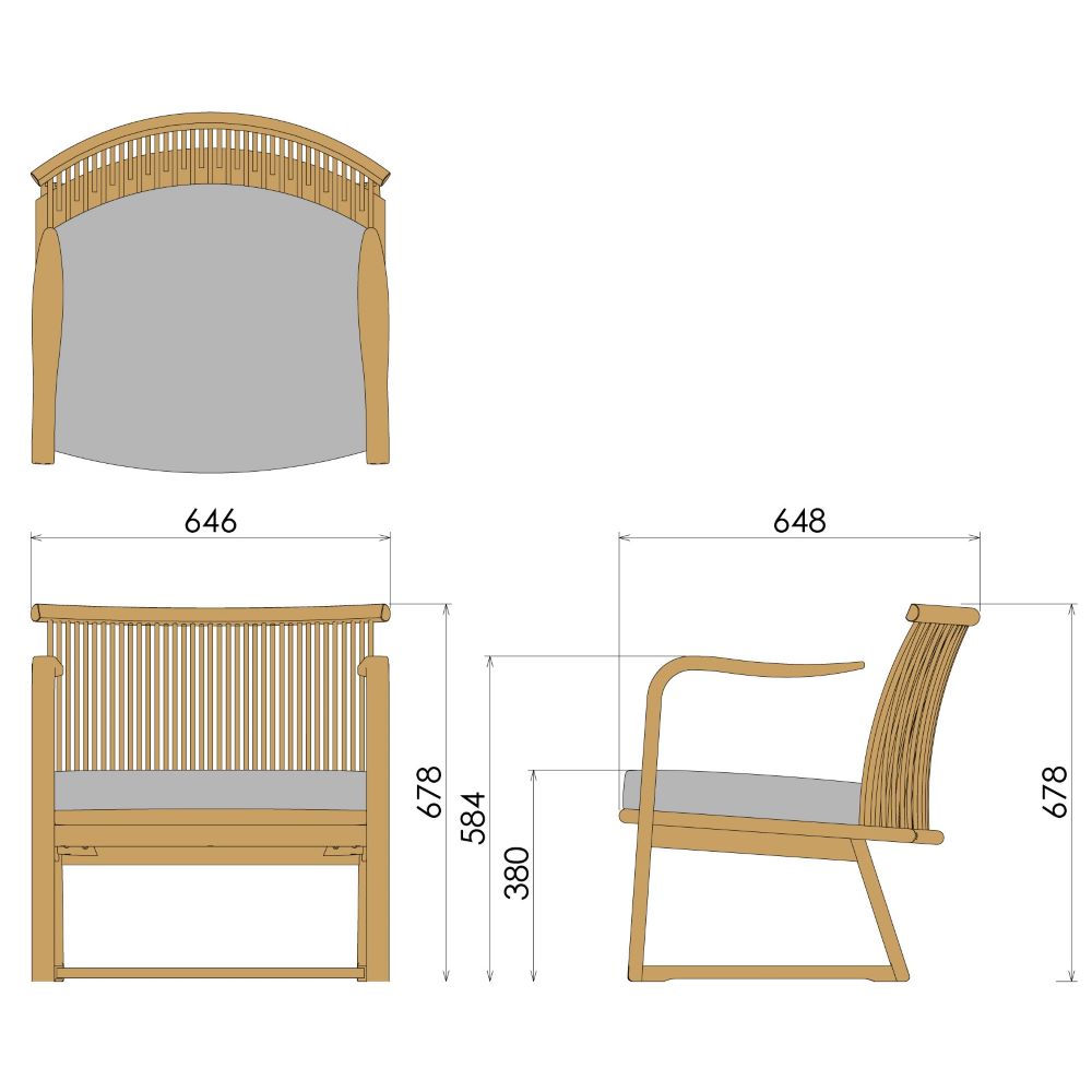 月華 サロンチェア GLC51(NP色) – 柏木工株式会社オンラインストア