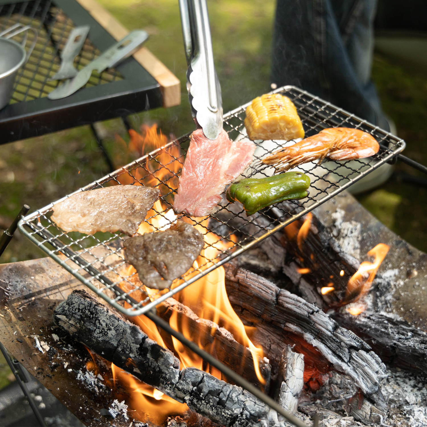 BD－467 焚火台 Lotus+用 替え焼網【バーベキュー】 | 株式会社カワセ