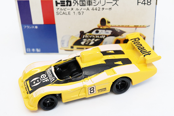 ミニカーショップ ケンボックス トミカ 青箱☆F48☆アルピーヌルノーA