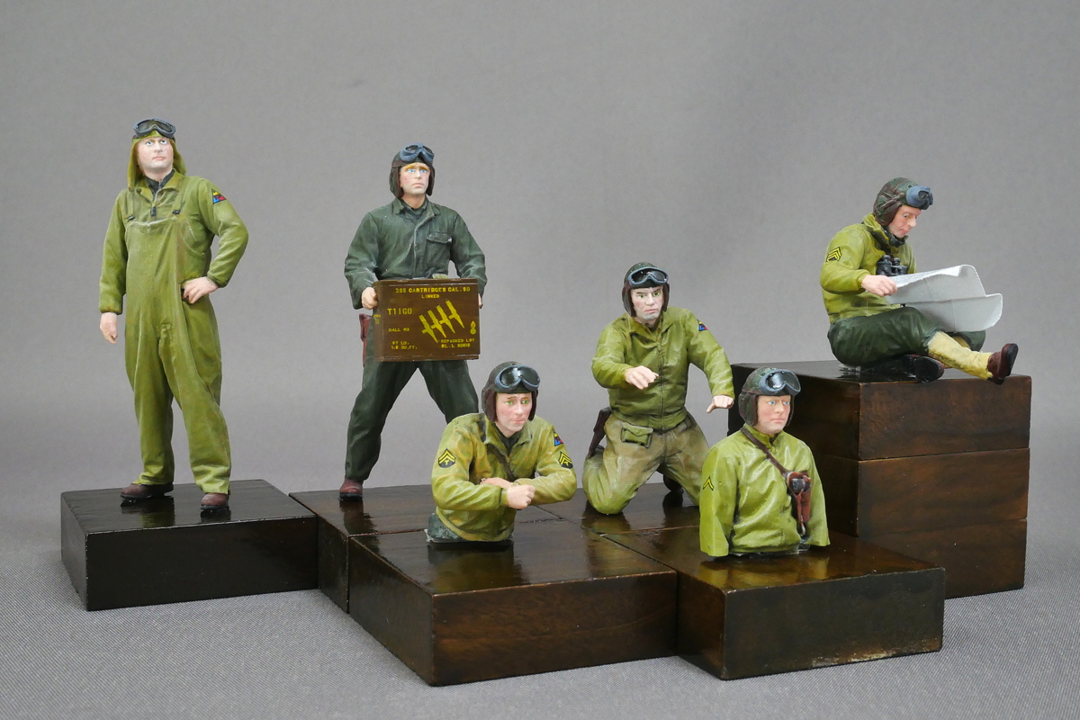 アメリカ戦車兵セット ヨーロッパ戦線 タミヤ 1/35 組立と塗装・製作記