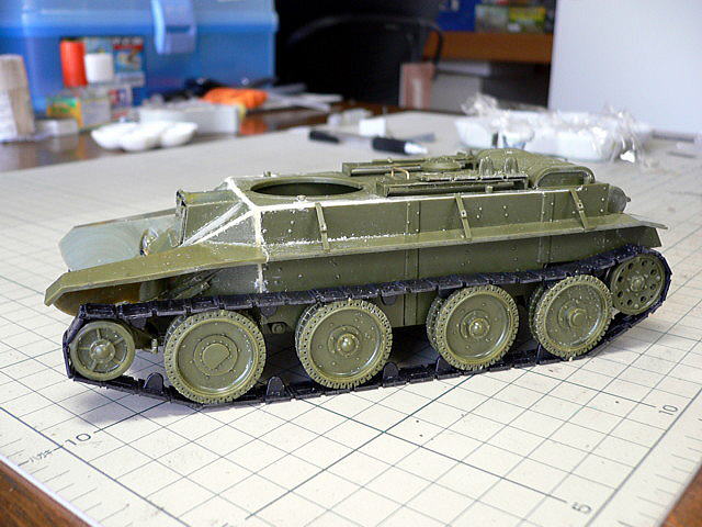 BT-5 ソビエト軍軽戦車 ズベズダ 1/35 組立と塗装・製作記・完成写真