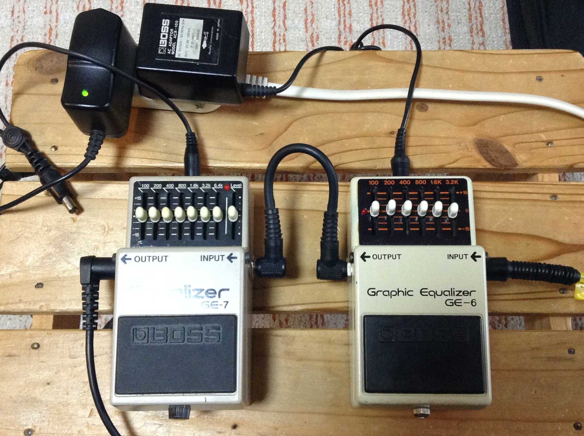 BOSS GE-6 Graphic Equalizer(GE-7と比べてみた): 昔に比べりゃ 金も