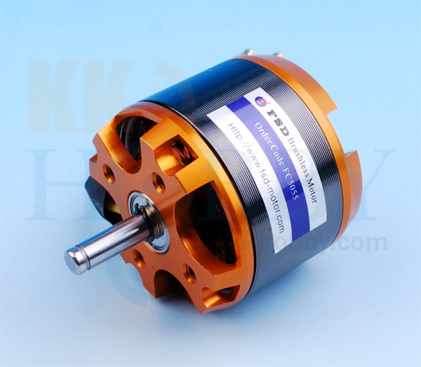 KK HOBBY 】 ブラシレスモーター FSD FC5055-6T KV720 電動 ラジコン飛行機