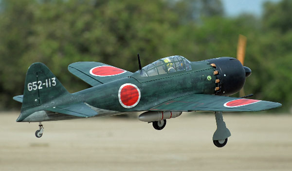 KK HOBBY 】 【 LED翼端灯付き 】ZERO FIGHTER GP/EP 30-38cc （電動