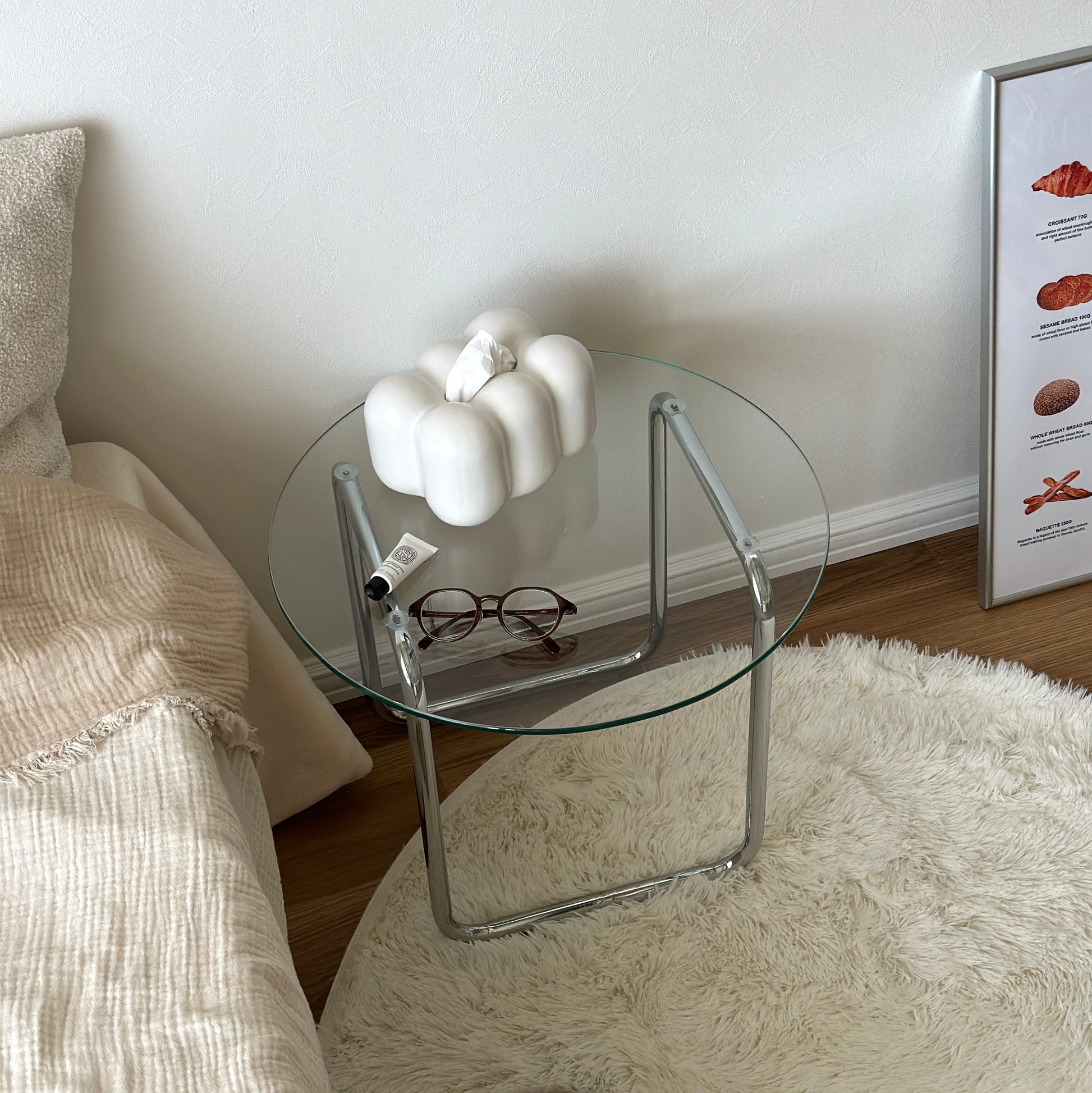 テーブル｜ガラスローテーブル - territory