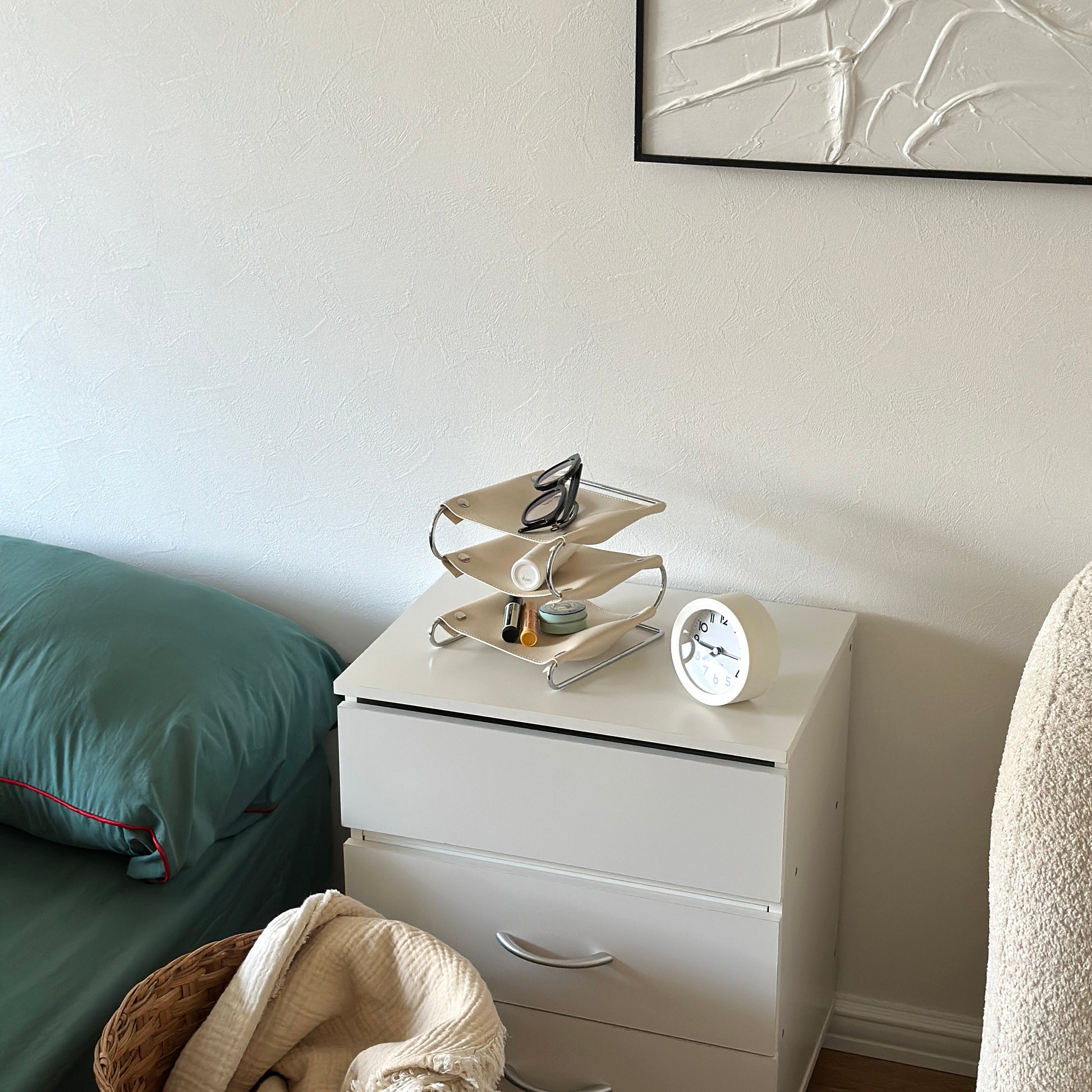 トレイ｜レザー調3段トレイ - インテリアセレクト territory