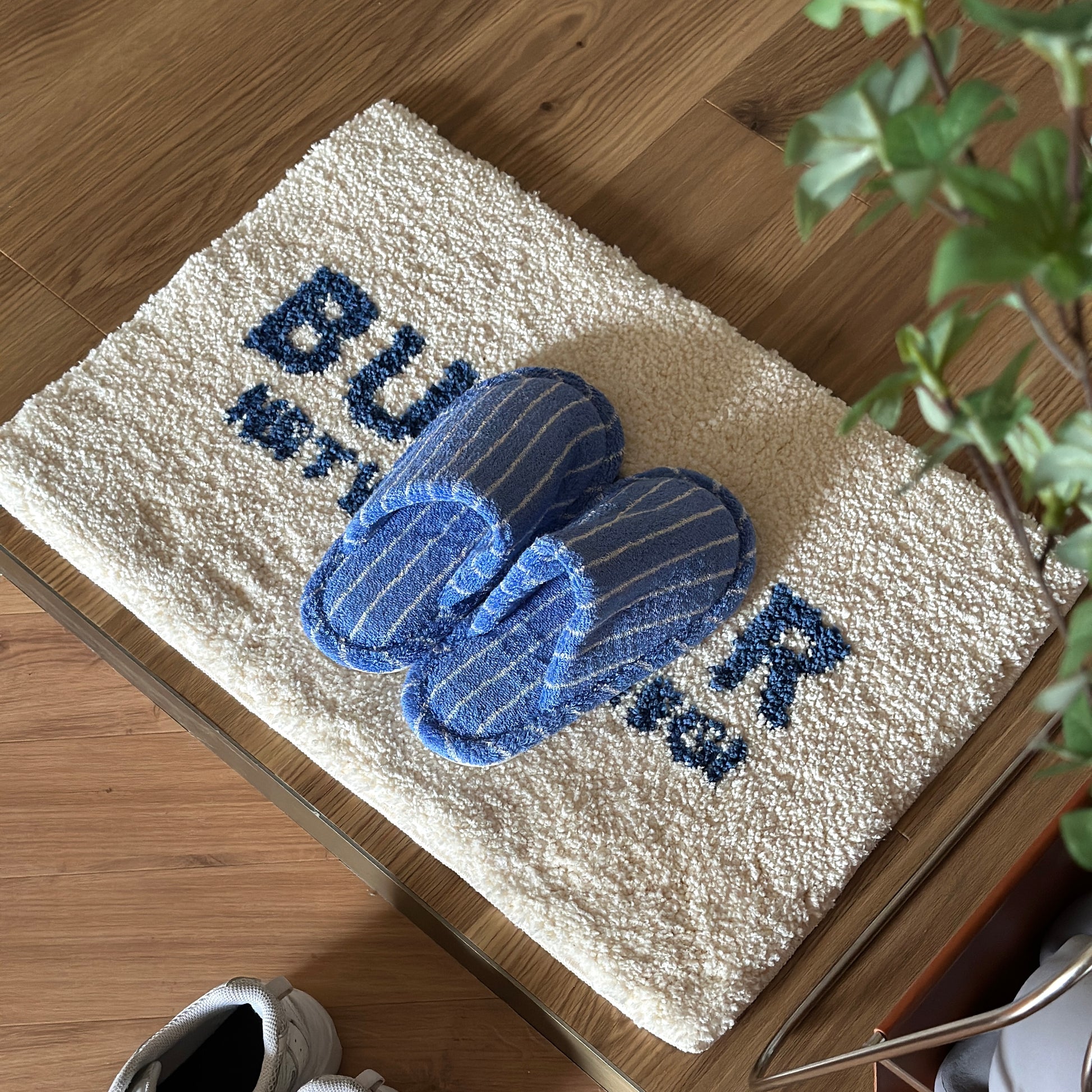 スリッパ｜タオル生地ストライプスリッパ - territory