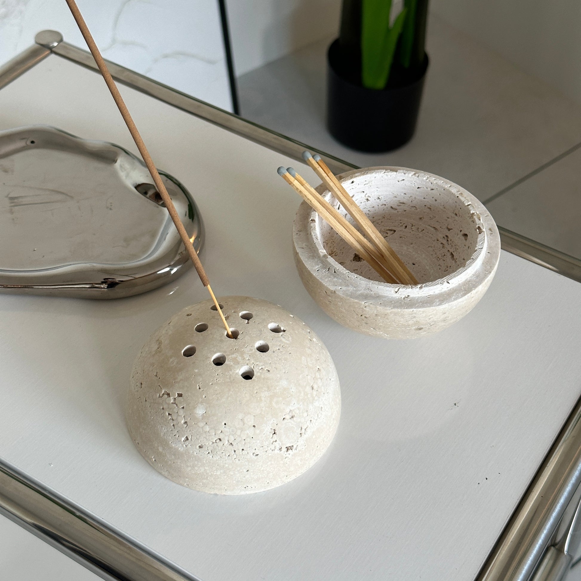 インセンスホルダー｜トラバーチンインセンスホルダー - territory