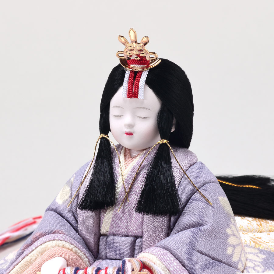 人形の田辺 / 【一秀】木目込雛人形 舞菊姫（J-9-5）