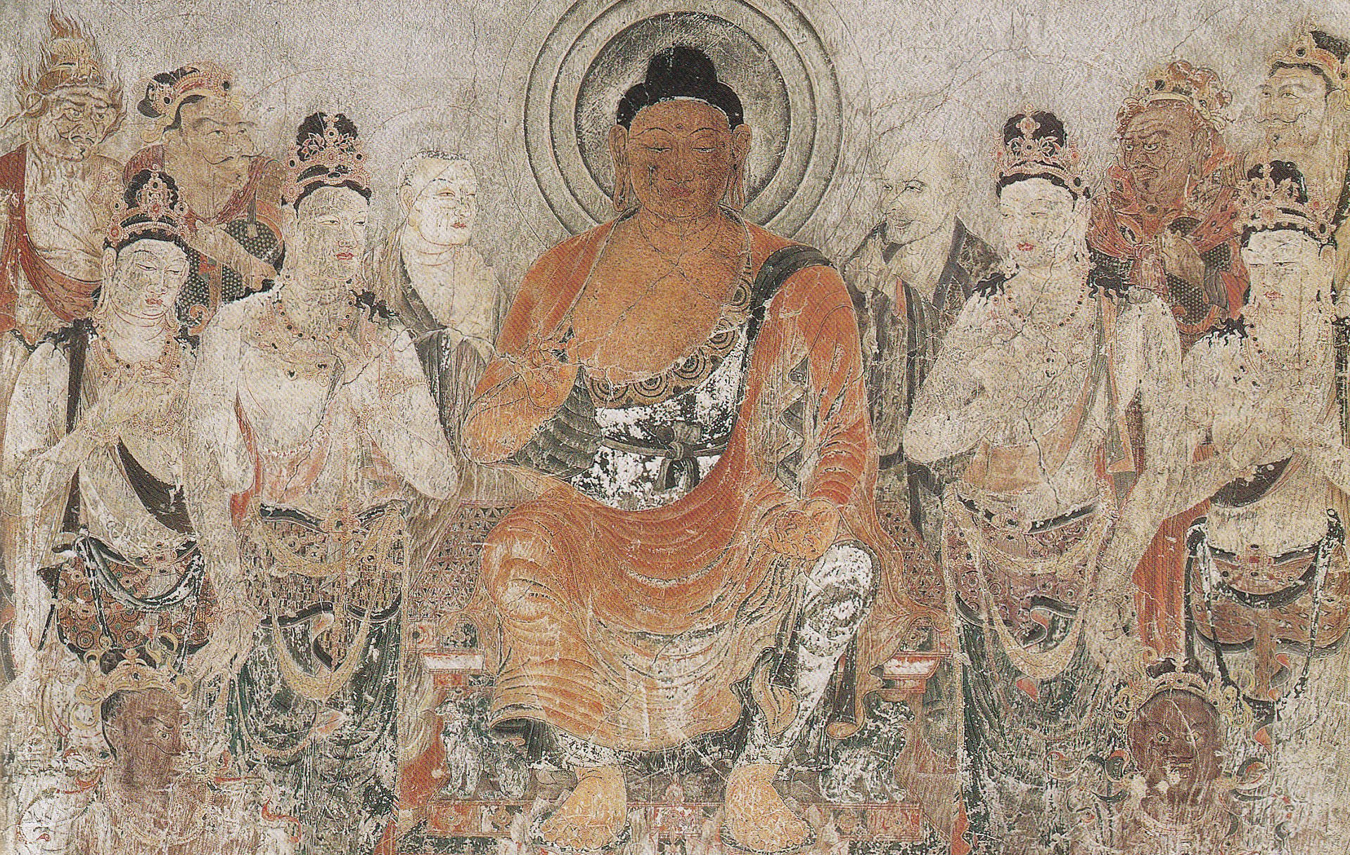 丸井金猊 - KINGEI MARUI｜第10号壁 薬師浄土図(部分) - 守屋多々志