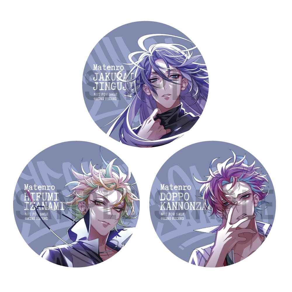 ヒプノシスマイク　シンジュク　麻天狼　伊弉冉一二三　缶バッジ　9点　CD　特典 ヒプマイ』シンジュク麻天狼優勝記念CDの優勝ビジュアル公開