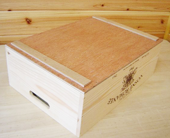 ばら売り可】【ワインボックス】ワイン木箱（ボックス）3段セット