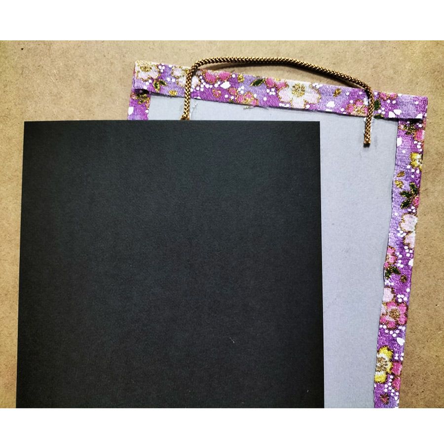 和紙ちぎり絵キット・ミニ壁掛け「さくら」 |生地 和柄/和布/ちりめん