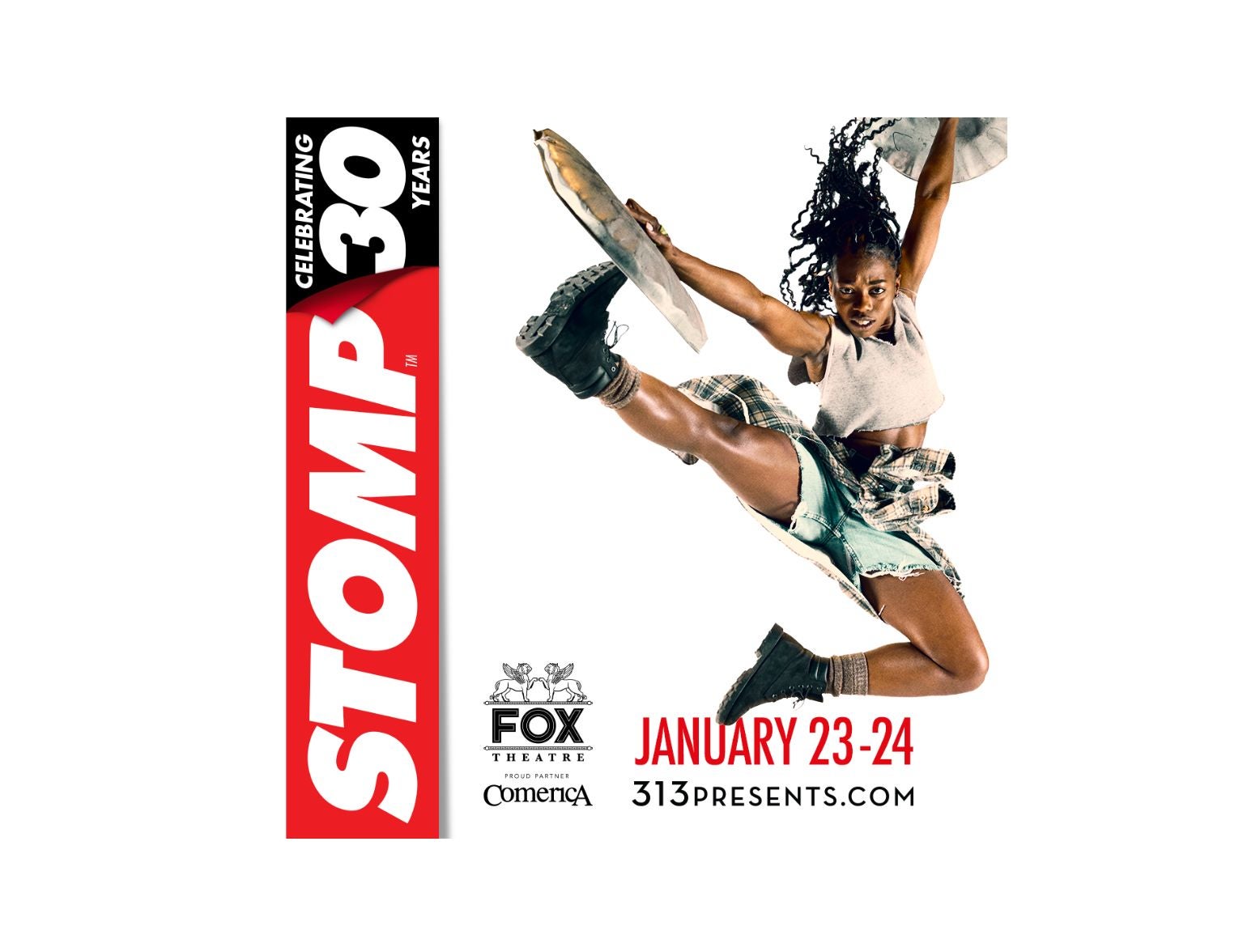 Stomp at the Fox Theatre January 23-24, 2026!