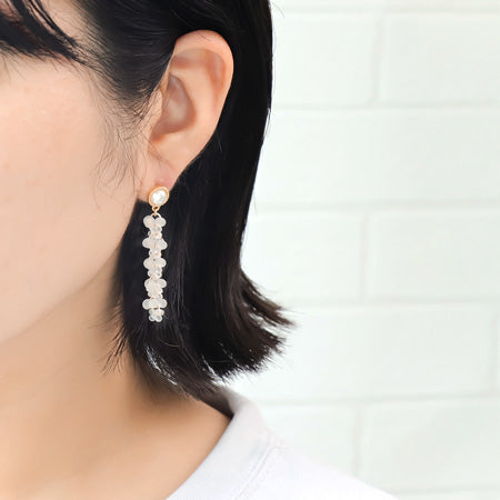 レシピNo.KR0736 チェコファルファーレのイヤーアクセサリー3種 – 貴和