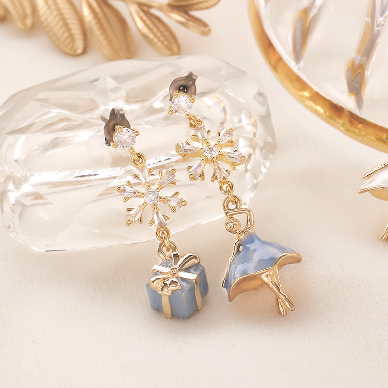 レシピNo.KR0876 バレリーナとプチビジューのネック＆ピアス – 貴和